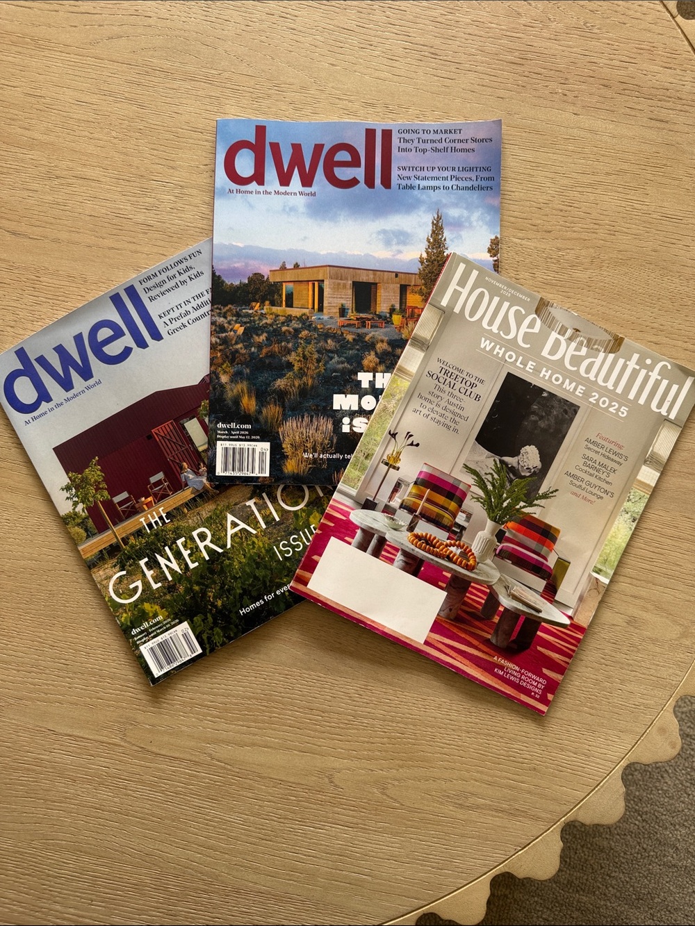 Dwell Magazine and House Beautiful Magazine Bundle